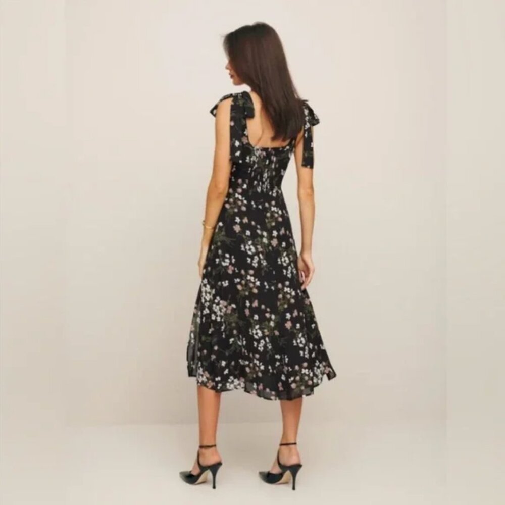 Reformation Twilight Midi Dress in Sagittarius - Picture 2 of 6